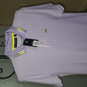 Psycho Bunny sport polo Size 4-S digital lavender color